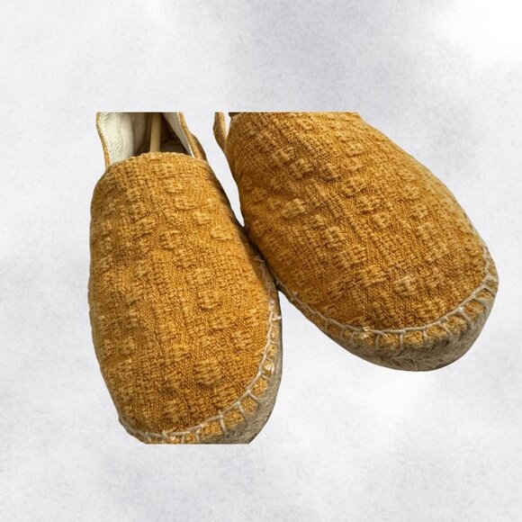 Mustard Yellow Slip-On Espadrilles (9) - Picture 6 of 8